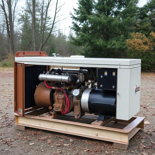 Silent diesel generator for rent